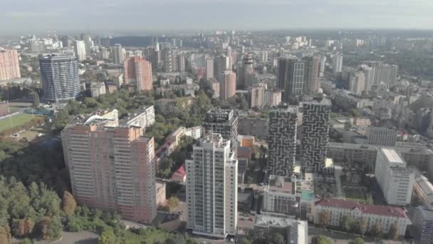 Kiew, Ukraine. Stadtansicht. Luftbilder — Stockvideo