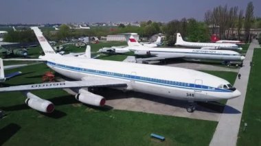 Ukrayna, Kyiv 'deki Havacılık Müzesi. Uçak.