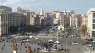 Ukrayna, Kyiv 'deki Bağımsızlık Meydanı. Meydan.