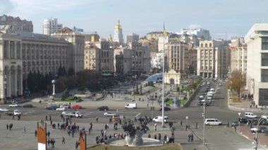 Ukrayna, Kyiv 'deki Bağımsızlık Meydanı. Meydan.