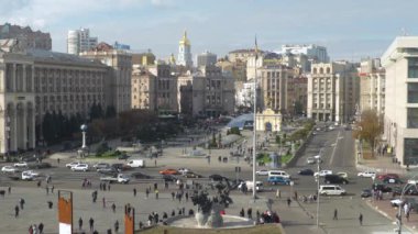 Ukrayna, Kyiv 'deki Bağımsızlık Meydanı. Meydan.