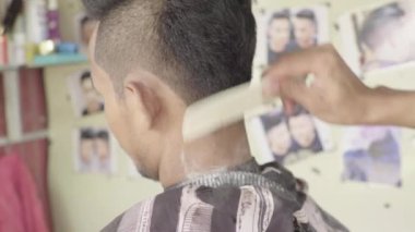 Sihanoukville 'deki kuaför salonu, Kamboçya, Asya