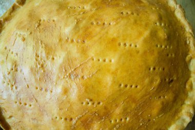 Fırınlanmış turtanın dokusu..