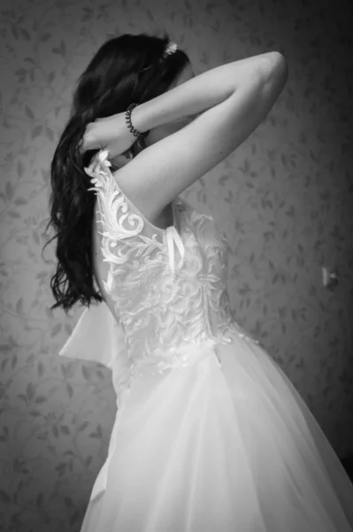 Bride Dresses Wedding Dress — Stock Photo, Image