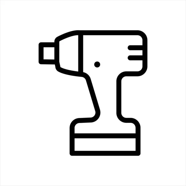 Schraubenschlüssel Maschine Symbol Vektor Illustration Design — Stockvektor