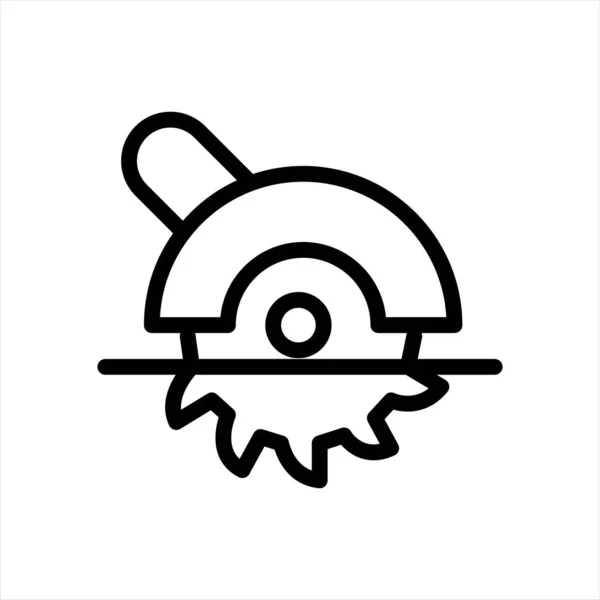 Dairesel, elektrik, güç, testereli simge