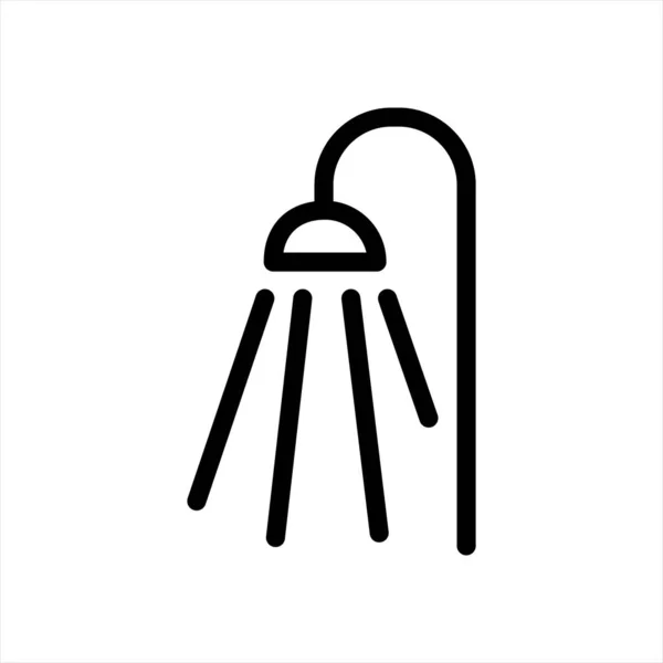 Banyo Banyo Simgesi Vektör İllüstrasyon Tasarımı