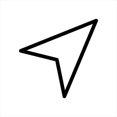 Ok, yön, konum, harita, navigasyon simgesi