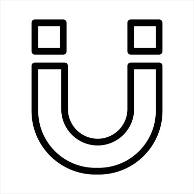 Çekim, mıknatıs, manyetik, pazarlama, fizik simgesi