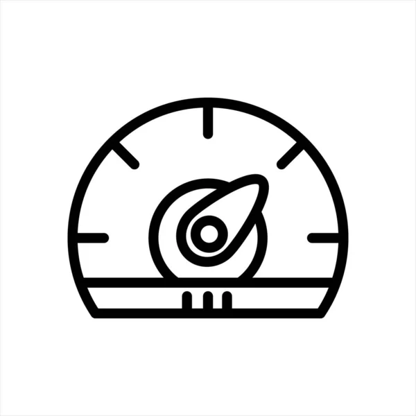Dashboard Performance σύμβολο Εικονογράφηση Σχεδιασμός — Διανυσματικό Αρχείο