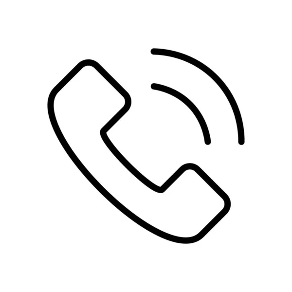 Chamada, comunicação, interação, celular, telefone, ícone do smartphone símbolo Ilustração Design — Vetor de Stock