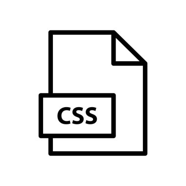 Belge, uzantı, dosya, biçim simgesi Css Illustration Design