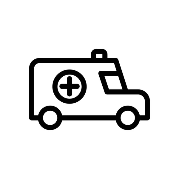 Ambulancia Icono de salud símbolo Ilustración Diseño — Archivo Imágenes Vectoriales