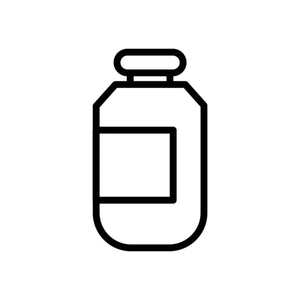 Botella Salud icono símbolo Ilustración Diseño — Vector de stock