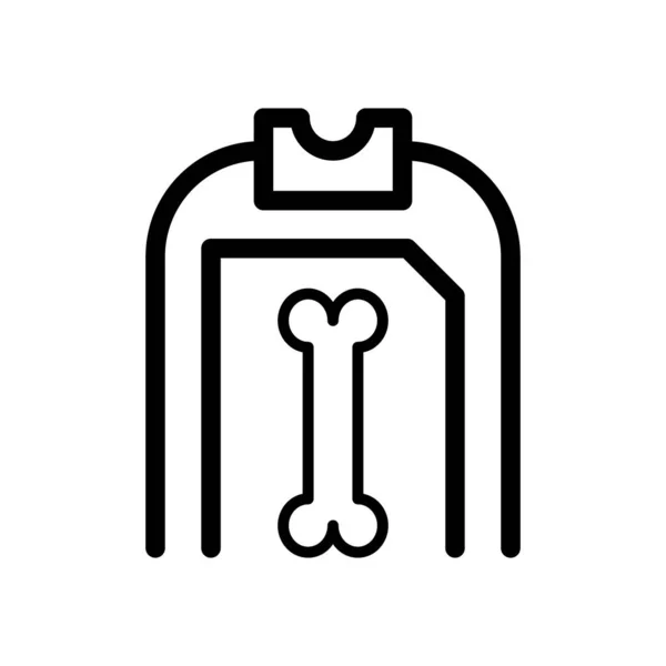 Icono del portapapeles óseo Ilustración Diseño — Vector de stock