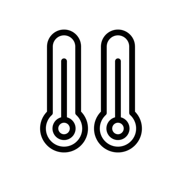 Thermometer Health Icon Illustration Design — Stock Vector