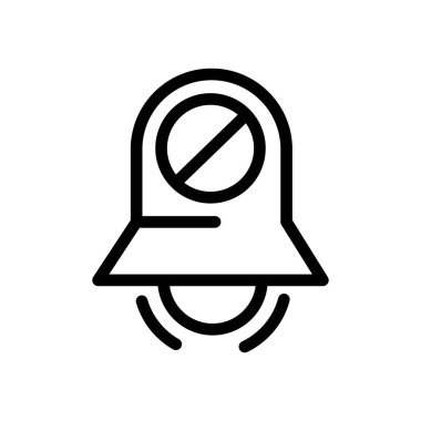 Alarm Çanı Simgesi Çizim Tasarımı