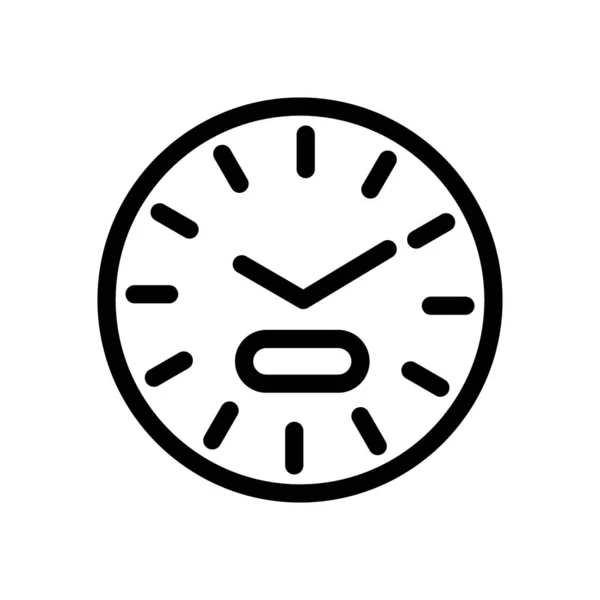 Ρολόι εικονίδιο Εικονογράφηση Σχεδιασμός — Διανυσματικό Αρχείο