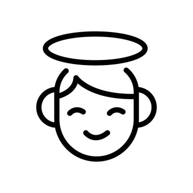 Angel, din simgesi Simge Çizim Tasarımı