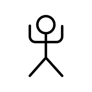 İnsan, ilkel, simge tasarımı ikonu