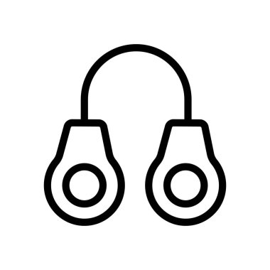 Suç Kelepçe Simgesi Çizim Tasarımı