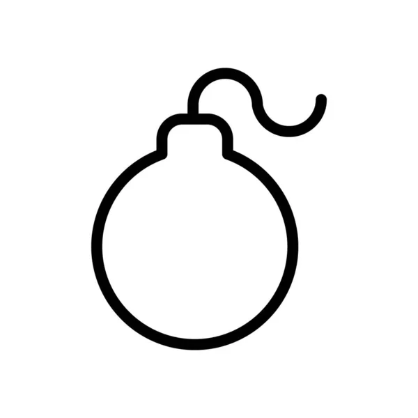 Bomba Savaş Simgesi İllüstrasyon Tasarımı