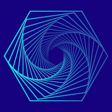 Muhteşem Mavi Dönüşüm Arkaplan Tasarımı