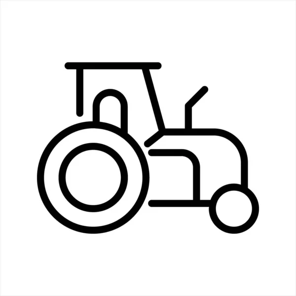 Traktor Fahrzeug Symbol Illustration Design — Stockvektor