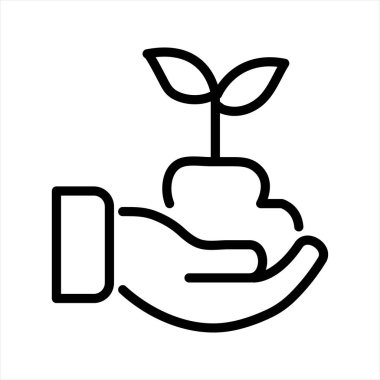 El Bitkisi Simgesi Çizim Tasarımı