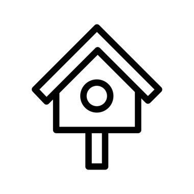 Kuş Yuvası Simge Çizim Tasarımı