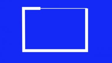 Beyaz Çizgi Hareketi Canlandırma Videosu