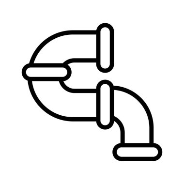 Boru Simgesi Simgesi İllüstrasyon Tasarımı Yapımı