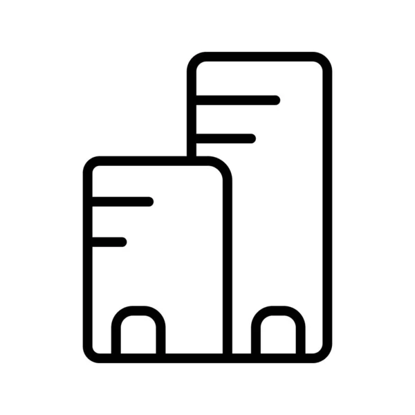 Bygga Tornet Symbol Illustration Design — Stock vektor