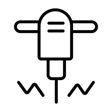 Matkap matkabı Simge Çizim Tasarımı