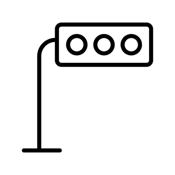 Pole Traffic Icon Symbol Illustration Design — Stock Vector