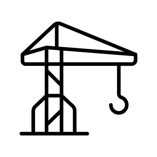 Ikone Der Kranausrüstung Symbol Illustration Design — Stockvektor