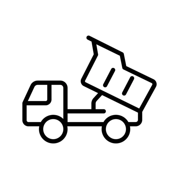 重型货车图标符号图解设计 — 图库矢量图片