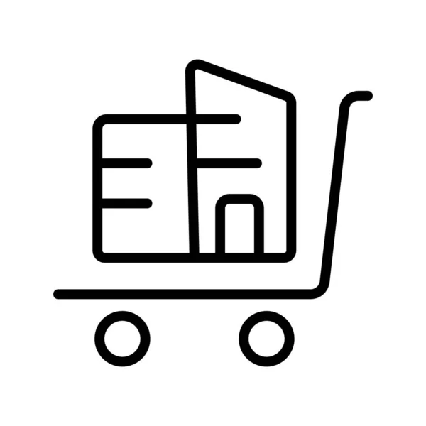 Einkaufswagen Symbol Illustration Design — Stockvektor