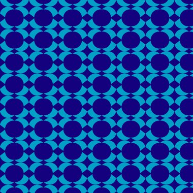 Mavi Zarif Desen Şablonu