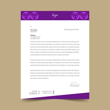 Muhteşem Güzel Harf Başlığı Tasarım Şablonu