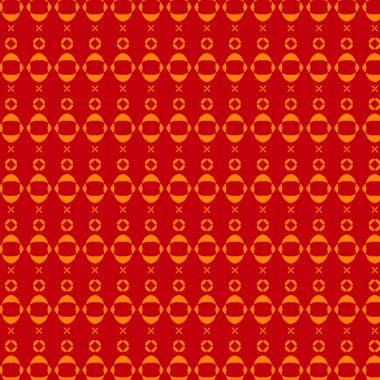 Güzel Kırmızı Desen Şablonu