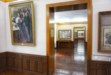 Ünlü cerrah Nikolai Pirogov 'un müze binasının içi.