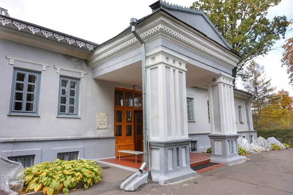 The front porch in the old estate of the surgeon Pirogov in the vicinity of Vinnitsa.The place where they shot the series `Fortress`.