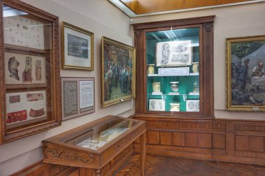 Ünlü cerrah Nikolai Pirogov 'un müze binasının içi.