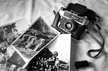 Eski Sovyet kamerası ve forografisi..