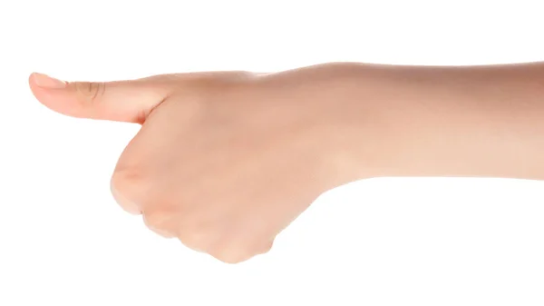 괜찮아 괜찮아 승리 손 기호 gest 최대 엄지손가락을 보여주는 여성 손 — 스톡 사진