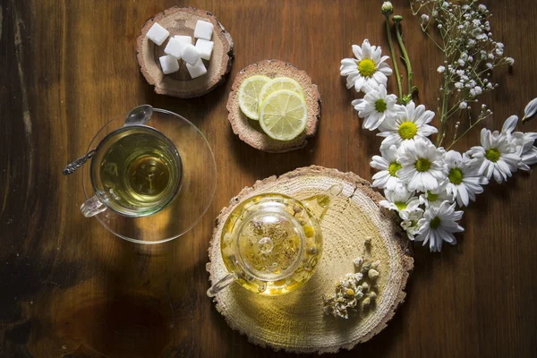 Voedsel Achtergrond Met Verschillende Zwarte Groene Droge Thee Rose Toppen — Stockfoto