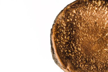 Shrovetide 'de beyaz arka planda izole edilmiş bir krep yığını.