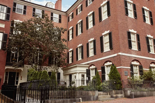 Βοστώνη Μασαχουσέτη Οκτωβρίου 2019 Εξωτερικό Μουσείο Του Nichols House Στην — Φωτογραφία Αρχείου