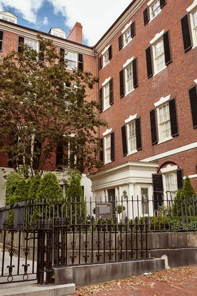 Βοστώνη Μασαχουσέτη Οκτωβρίου 2019 Εξωτερικό Μουσείο Του Nichols House Στην — Φωτογραφία Αρχείου